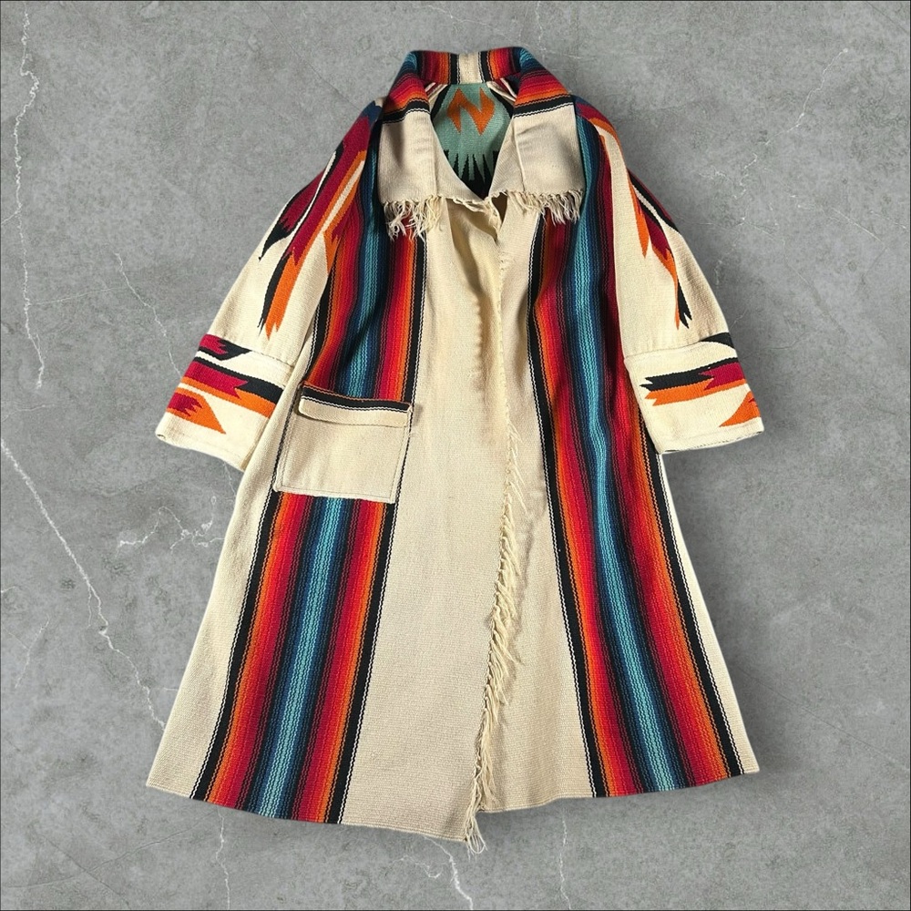 Colorful Striped‎ Women's Coat